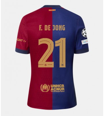 Barcelona Frenkie de Jong #21 Hjemmebanetrøje 2024-25 Kort ærmer